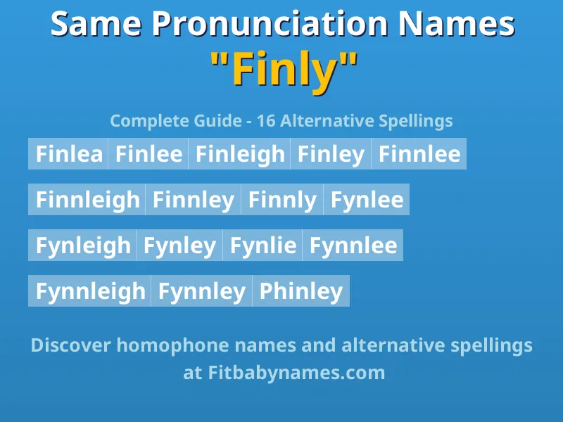 Infographic: Finly same pronunciation names, similar names, and homophone names