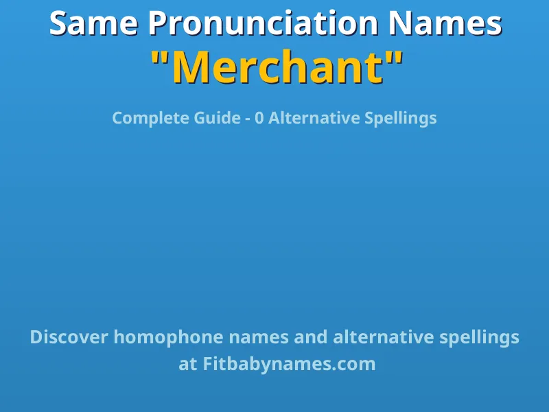 Infographic: Merchant same pronunciation names, similar names, and homophone names